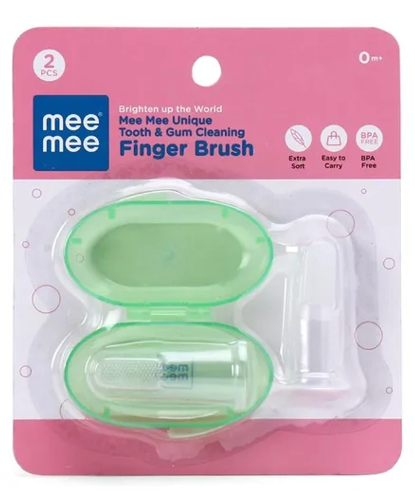 Mee Mee Unique Tooth & Gum Cleaning Finger Brush