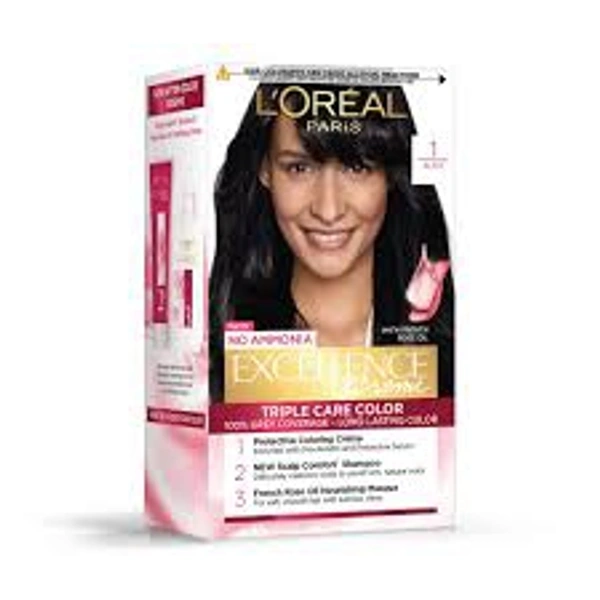 L'OREAL PARIS 1 BLACK - 100g+72ml
