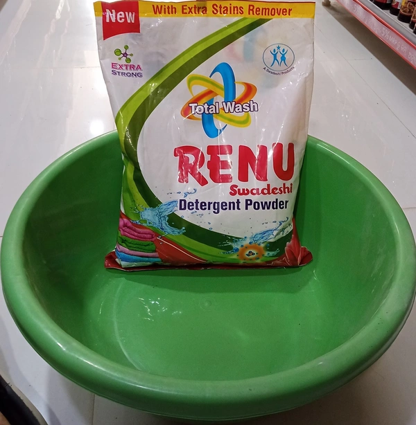 RENU Swadeshi Detergent Powder  Free Boul - 3kg