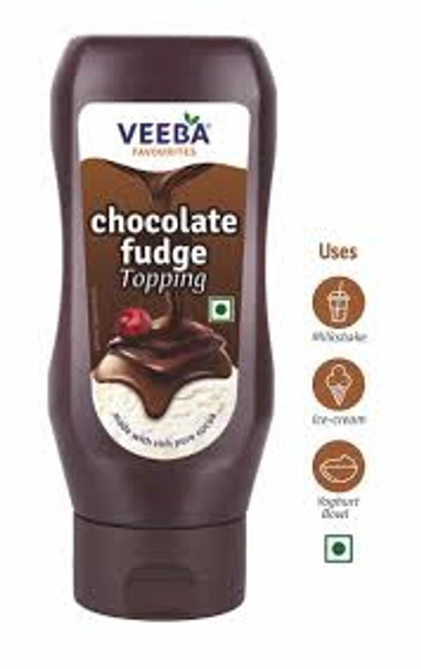 VEEBA  chocolate  fudge Topping - 380g