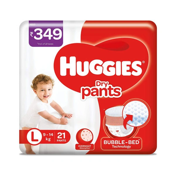 HUGGIES Dry Pants  L 9-14 Kg 21 Pants - 21 pants