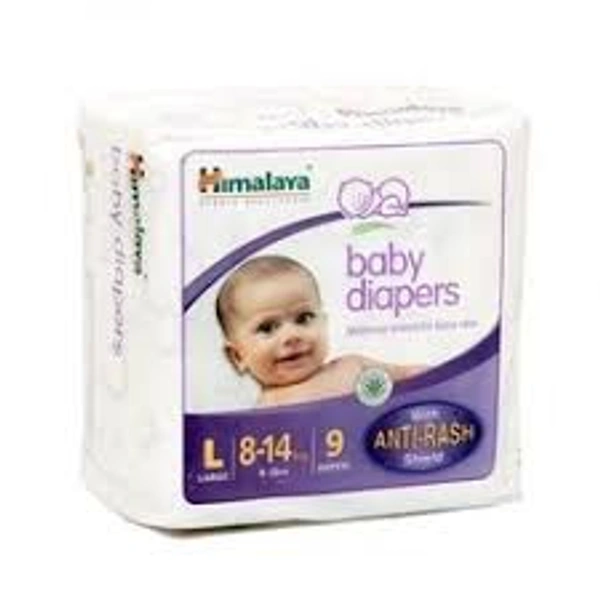 Himalaya baby diapers L LARGE 8-14 KG - 9 DIAPERS