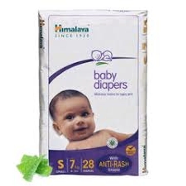 Himalaya Baby Diapers  S. UpTo 7kg - 28 DIAPERS