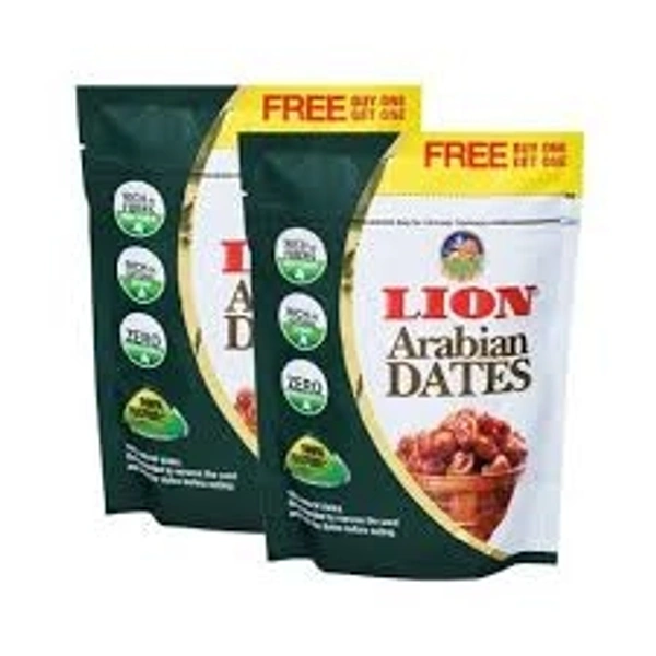 LION Arabind DATES BUY ONE GET ONE FREE - 500g+500g