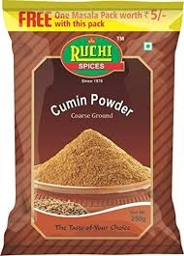 RUCHI Cumin Powder(Free one pocket Masala Pack ₹5) - 250g