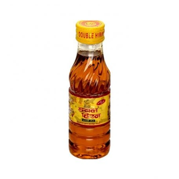 Double Hiran Mustard Oil  bottles - 200ml