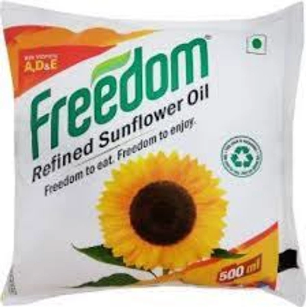 Freedom Refined Sunflower Oil - 500ml