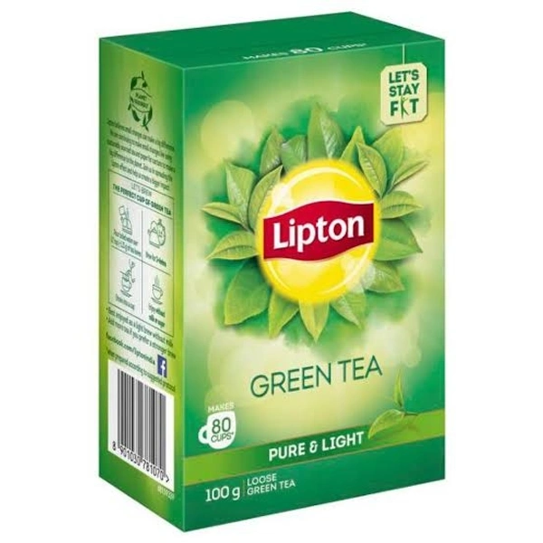 Lipton GREEN TEA PURE& LIGHT - 100g. 80 cups*