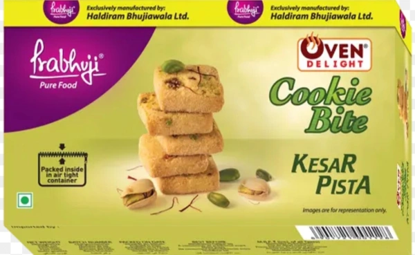 Prabhuji Cookie Bite KESAR PISTA  - 150gm