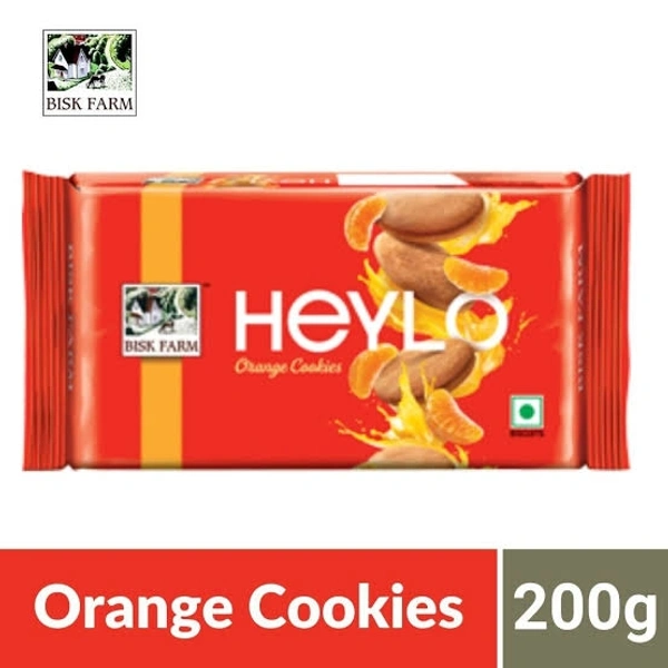 BISK FARM  HEYLO Orange Cookies - 200g