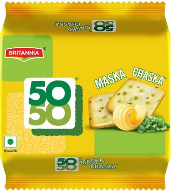 BRITANNIA 50 50 MASKA CHASKA - 120gm