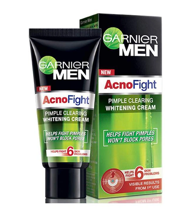 GARNIER MEN AcnoFight PIMPLE CLEARING WHITENING CREAM - 20gm