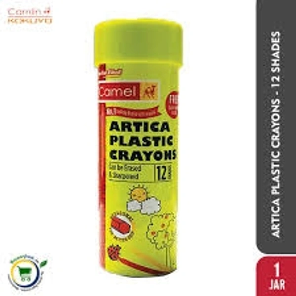 Camel  ARTICA PLASTIC CRAYONS - 12 N