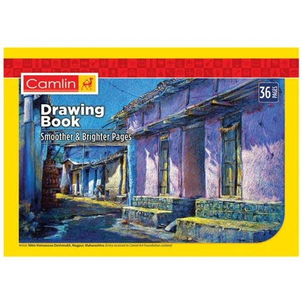 Camlin Drawing Book Ruling :Unruled GSM-100 - 64 Pages