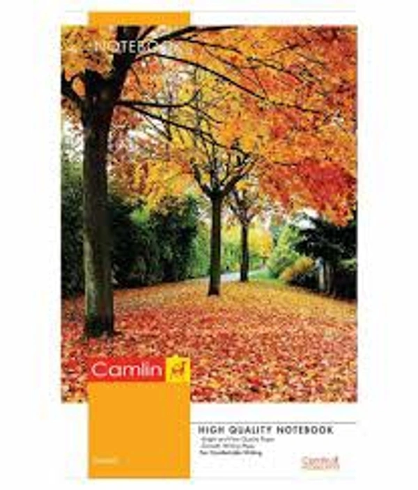  Camlin  NOTEBOOK  Ruling :Single line  - Pages-120