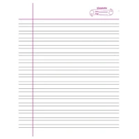  Camlin  NOTEBOOK  Ruling :Double line - Pages:120