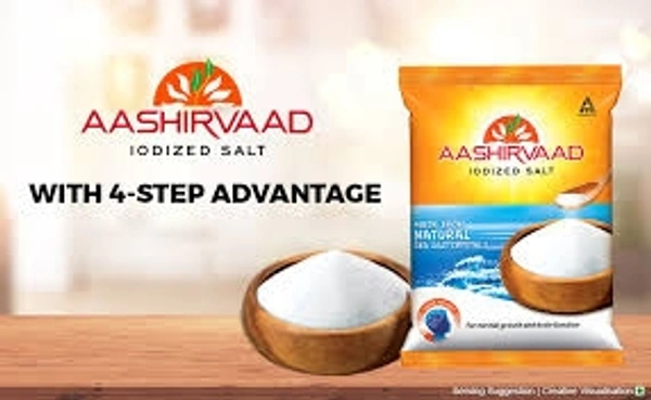 AASHIRVAAD IODIZED SALT - 1kg