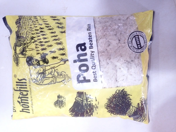 Homefills white Poha  - 1kg