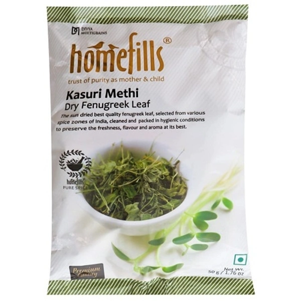 Homefills Kasuri Methi Dry Fenugreek Leaf - 50g