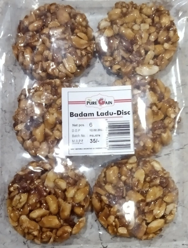 PURE GAIN BADAM LADU - 6pic