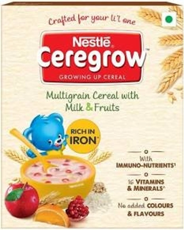 Nestle Ceregrow Multigrain Cereal With Milk &Frutis  - 300g