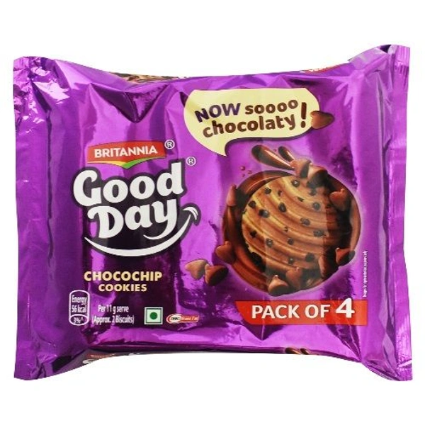 BRITANNIA Good Day CHOCOCHIP COOKIES - 4Nx100g=400g