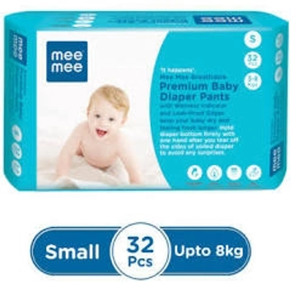 Mee Mee Diaper Pants S 3-8kg - 32 pc