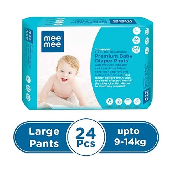 Mee Mee Diaper Pants L(9-14kg) - 24pcs