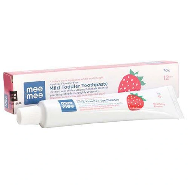 mee mee Toothpaste(strawberry  Flavour) - 70gm