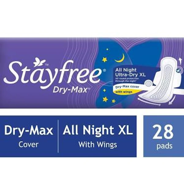 Stayfree Dry-Max All Night - 28N