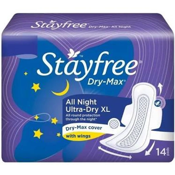 Stayfree Dry-Max XL All Night - 14N