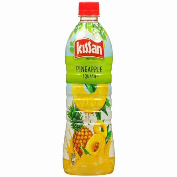 KISSAN JUICY PINEAPPLE SQUASH - 750ml