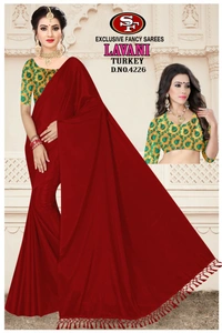Plain Silk Sarees 