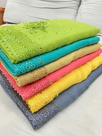 Plain  Sarees w