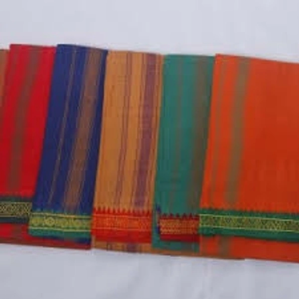 Ganpati Border Colour Single Piece