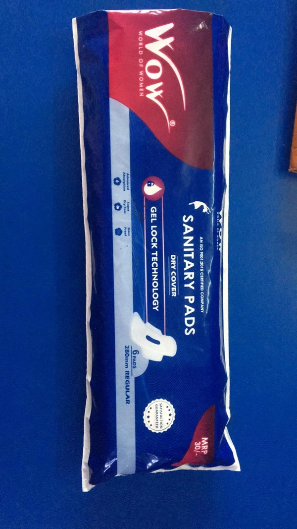 Wow 280mm XL Regular Straight Sanitary Napkin.  - XL regular straight