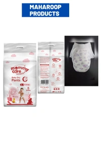 Mommy Care Baby Diaper Pants Large (L) Size, 9-14 kgs with ADL Technology - 30 Count - 12 Hours Protection . Pack Of 6. - Large (L)