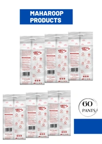 Mommy Care Extra Dry Baby Pants Diaper, Small (S) Size, 60 Count, Super Absorbent Core Up To 12 Hrs. Protection, Soft Elastic Waist Grip & Wetness Indicator, Pack Of 6, Upto 8kg. - Small (S)