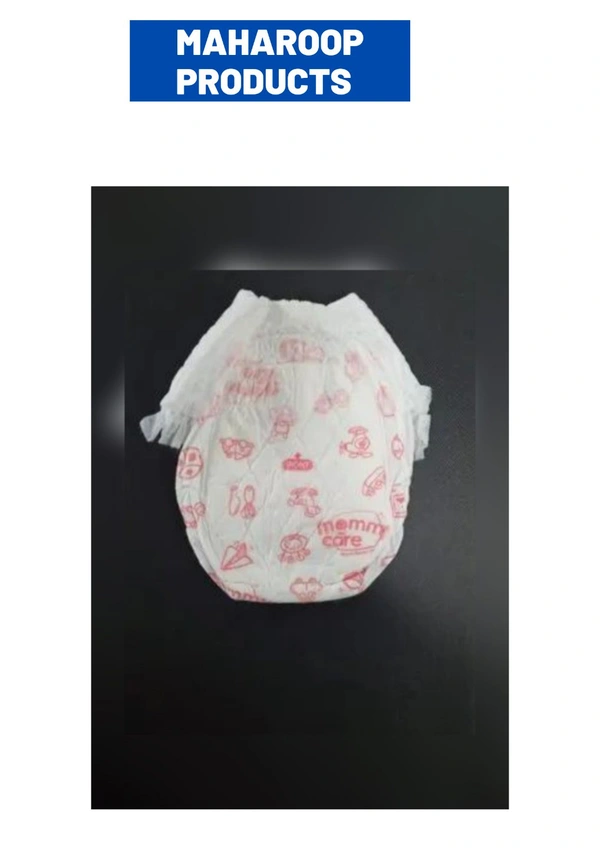 Mommy Care Extra Dry Baby Pants Diaper, Small (S) Size, 60 Count, Super Absorbent Core Up To 12 Hrs. Protection, Soft Elastic Waist Grip & Wetness Indicator, Pack Of 6, Upto 8kg. - Small (S)