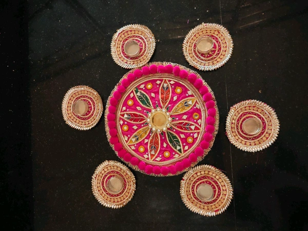 Mdf Rangoli  - 12 Inch