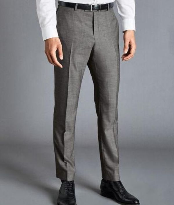 Decible Polyster Blend Formal Trousers For Man