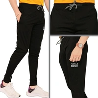 VeBNoR Solid Men Black Track Pants - black, S,M,L,XL