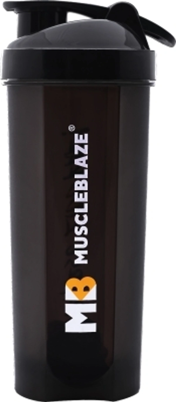 MUSCLEBLAZE Shaker Bottle, 100% Leakproof, BPA-Free Blender Bottle for Protein and Water 650 ml Shaker