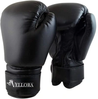 Vellora Unfilled Boxing Bag 4ft with Wrap + Boxing Gloves Boxing Kit