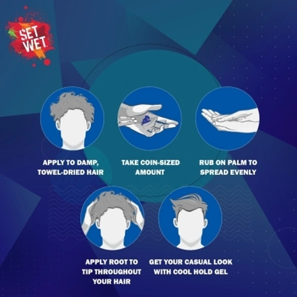 SET WET Cool Hold Hair Gel