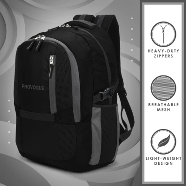 PROVOGUE MADRID unisex backpack with rain cover and reflective strip 35 L Backpack