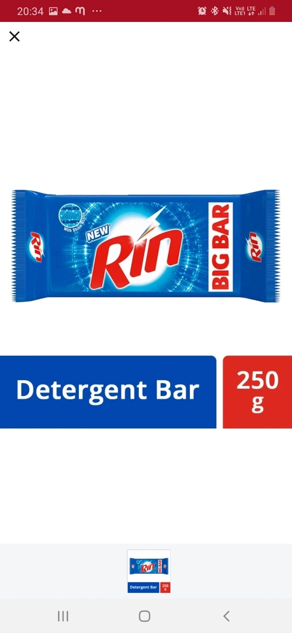 Rin Detergent Soap Mrp 10
