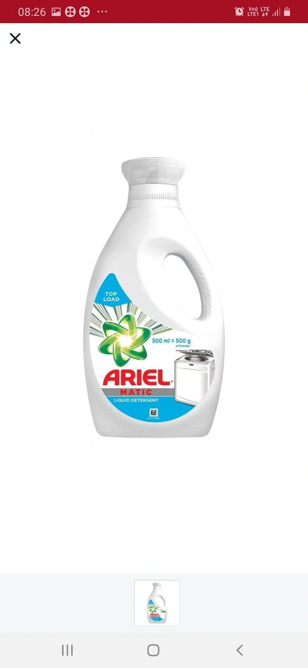 Ariel Liquid : 500ml