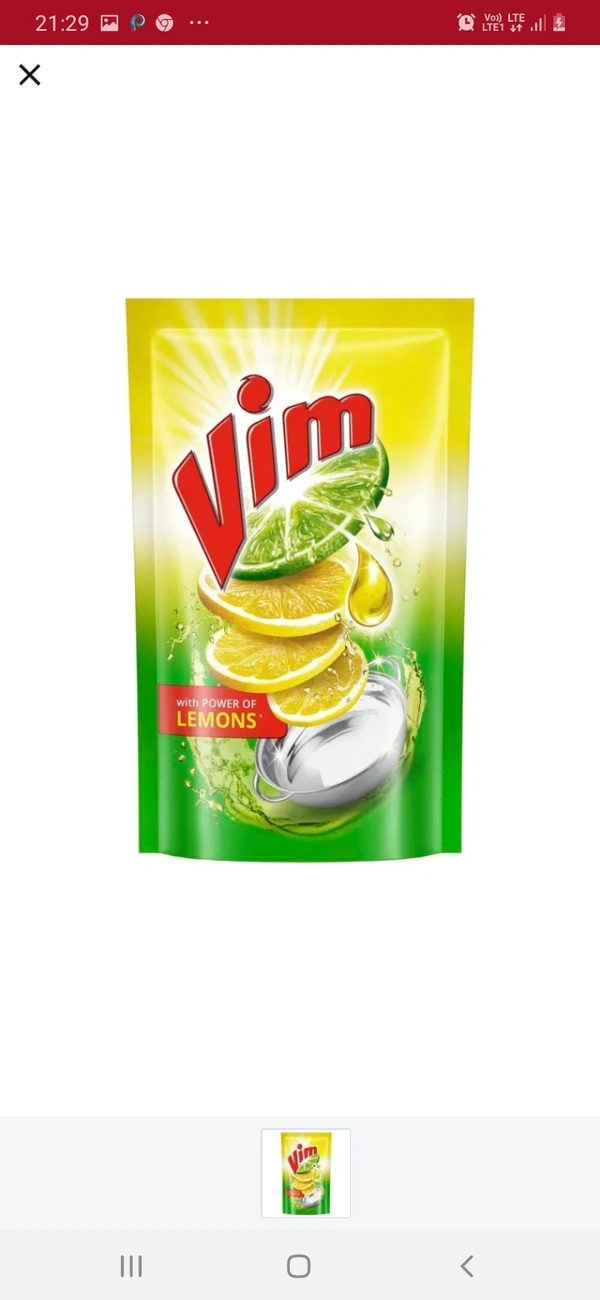 Vim Liquid : 10mrp