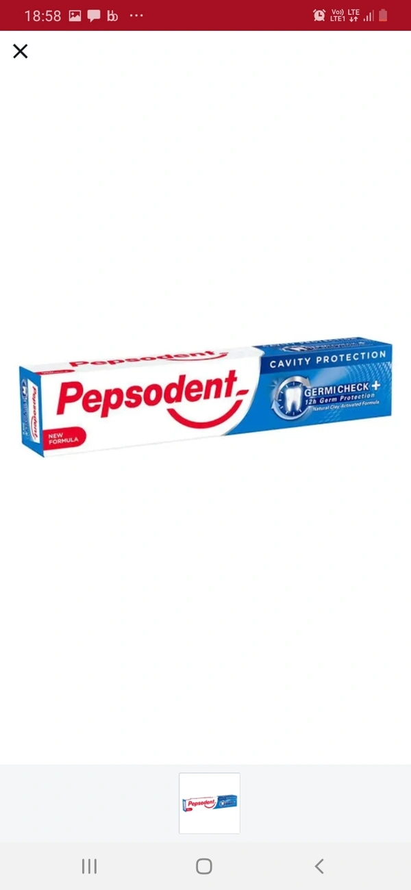 Pepsodent Paste : 10mrp